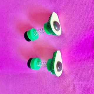 Jibbitz trái bơ, lò xo trái bơ gắn dép crocs
