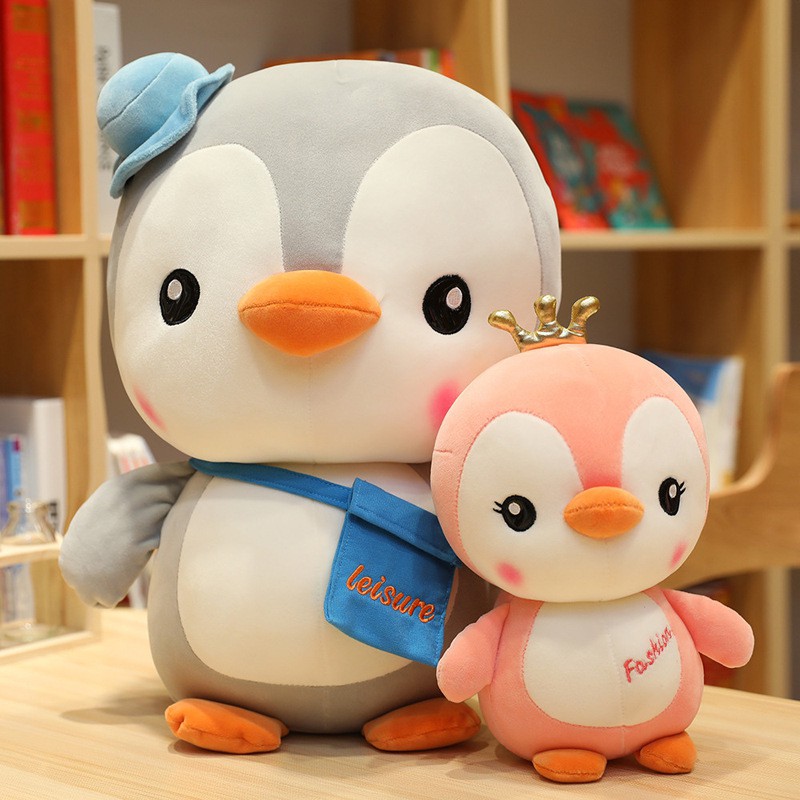 Gấu Bông 𝐅𝐑𝐄𝐄𝐒𝐇𝐈𝐏 𝗦𝗜𝗘̂𝗨 𝗠𝗘̂̀𝗠Chim Cánh Cụt Siêu Đáng Yêu Cute 40 - 50 cm