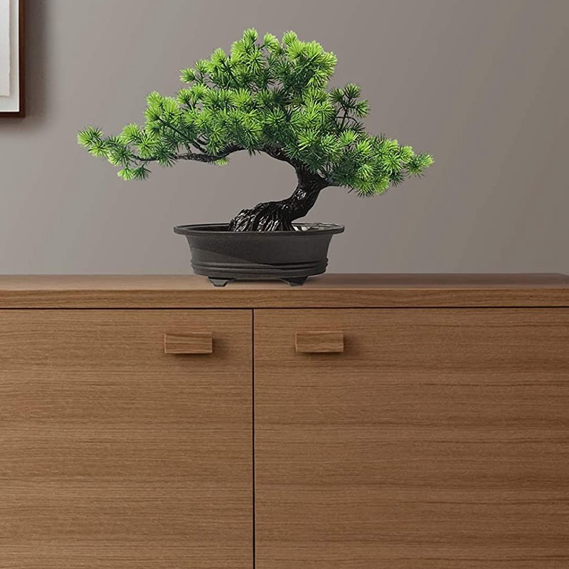 Cây Bonsai Giả Kích Thước 9.5 Inch Phong Cách Nhật Bản