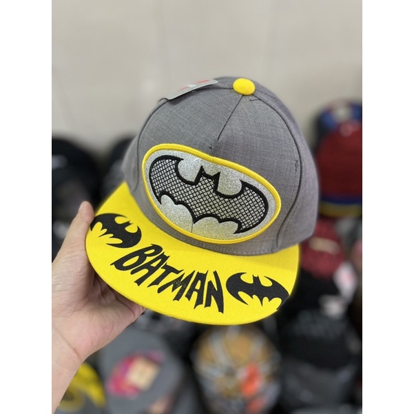 NÓN SNAPBACK HIPHOP SIÊU NHÂN BATMAN CHO BÉ TRAI 2-5 TUỔI