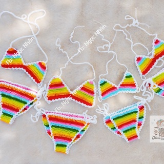Set Bikini Hoạ Tiết Siêu Dễ Thương Cho Bé