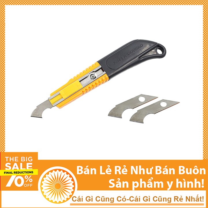 2 chiếc Dao chuyên dụng cắt mica, alu, nhựa - kèm 4 lưỡi dự phòng