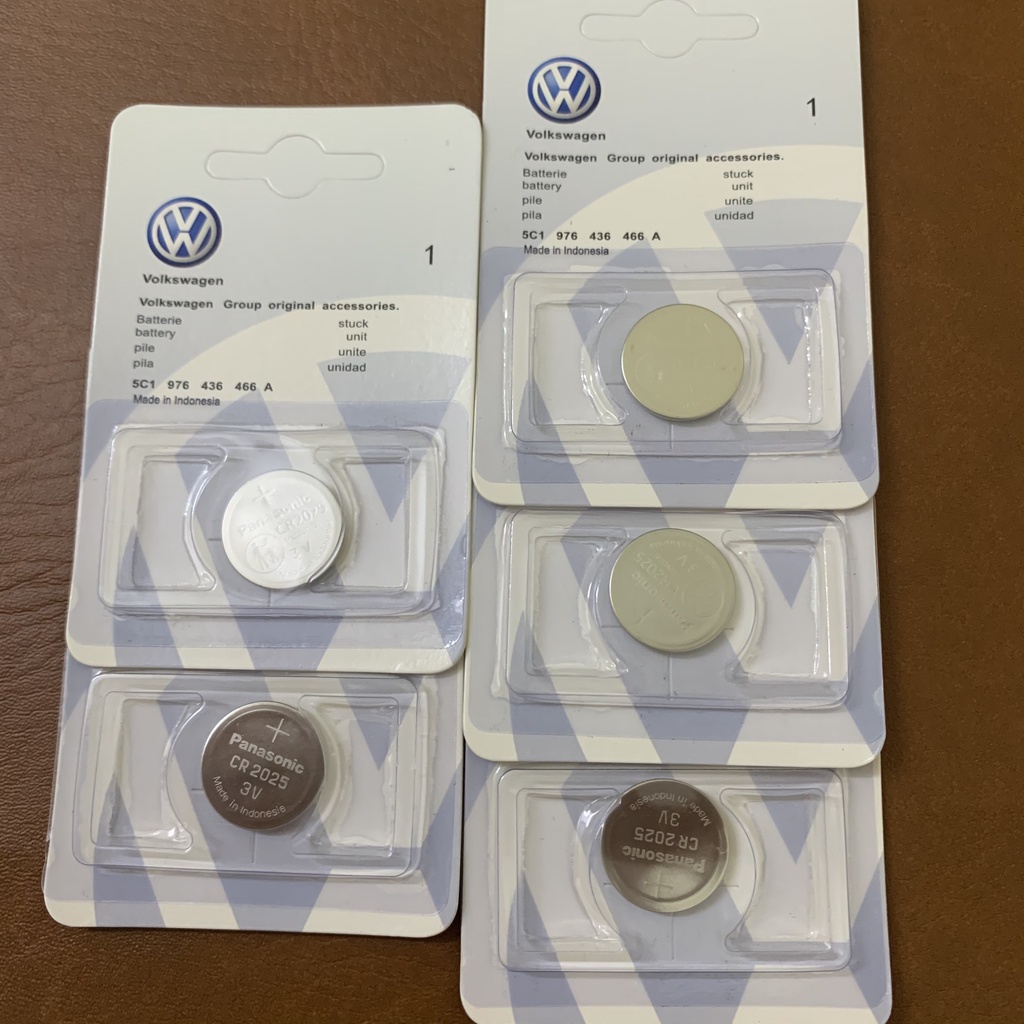 Pin Cúc Áo CR2025, CR2032 Cao Cấp - Dùng Thay Pin Chìa Khóa Xe Volkswagen