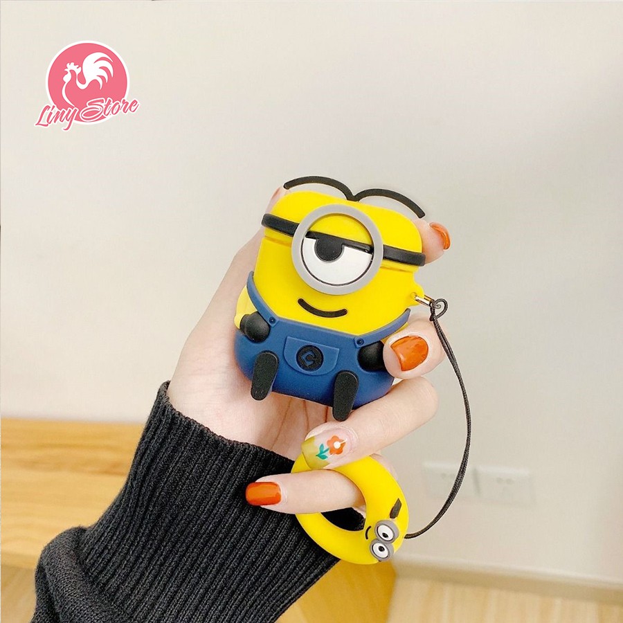 [ FREESHIP ] Ốp Minion - Ốp Airpod bảo vệ tai nghe không dây