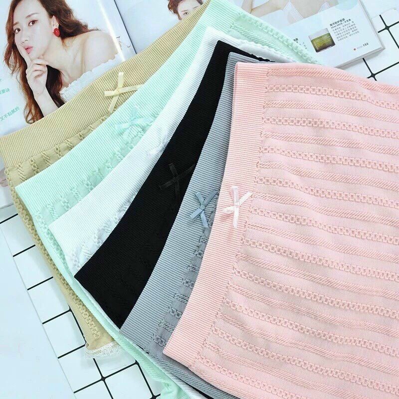 Quần Mặc Váy Coton Dệt Co Giản Thoải Mái Min Underwear 08125