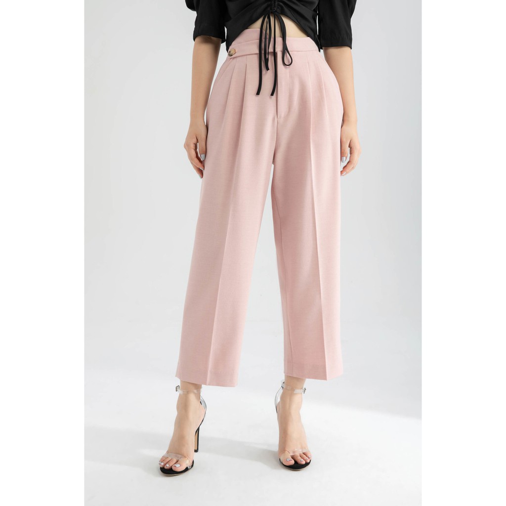 Quần Baggy cạp chéo nữ IVY moda MS 22B8570