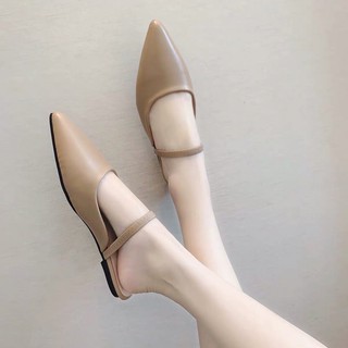 🔺🔺(hàng có sẵn)SỐC—SIÊU HOT-SALE MẠNH NGÀY MƯA BÃO-Sục mũi nhọn cực xinh-mÀu Nâu tây