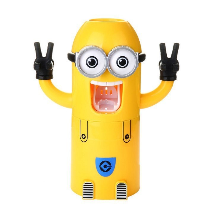 BỘ NHẢ KEM ĐÁNH RĂNG MINION SIÊU CUTE, SIÊU NGỘ NGHĨNH, DỄ THƯƠNG, VUI NHỘN CHO BÉ TRAI, BÉ GÁI