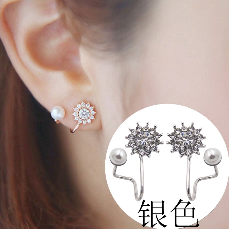 Khuyên Tai Đính Ngọc Trai Thời Trang Dành Cho Nữ