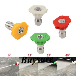 Đầu béc rửa xe cao áp 0 - 15 - 25 - 40 độ các loại dùng nối nhanh