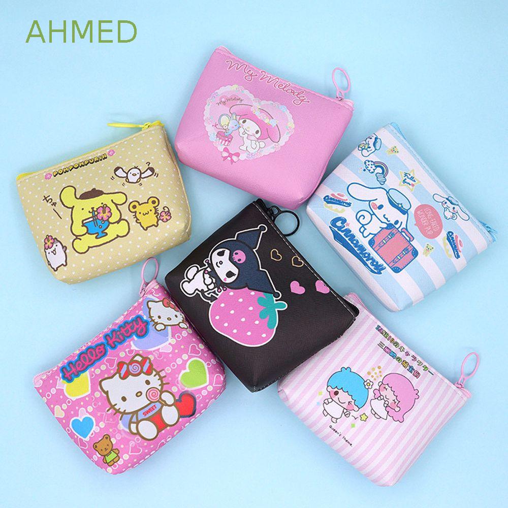 Ví Đựng Tiền Xu Hình Mèo Kitty Xinh Xắn Cho Bé Gái
