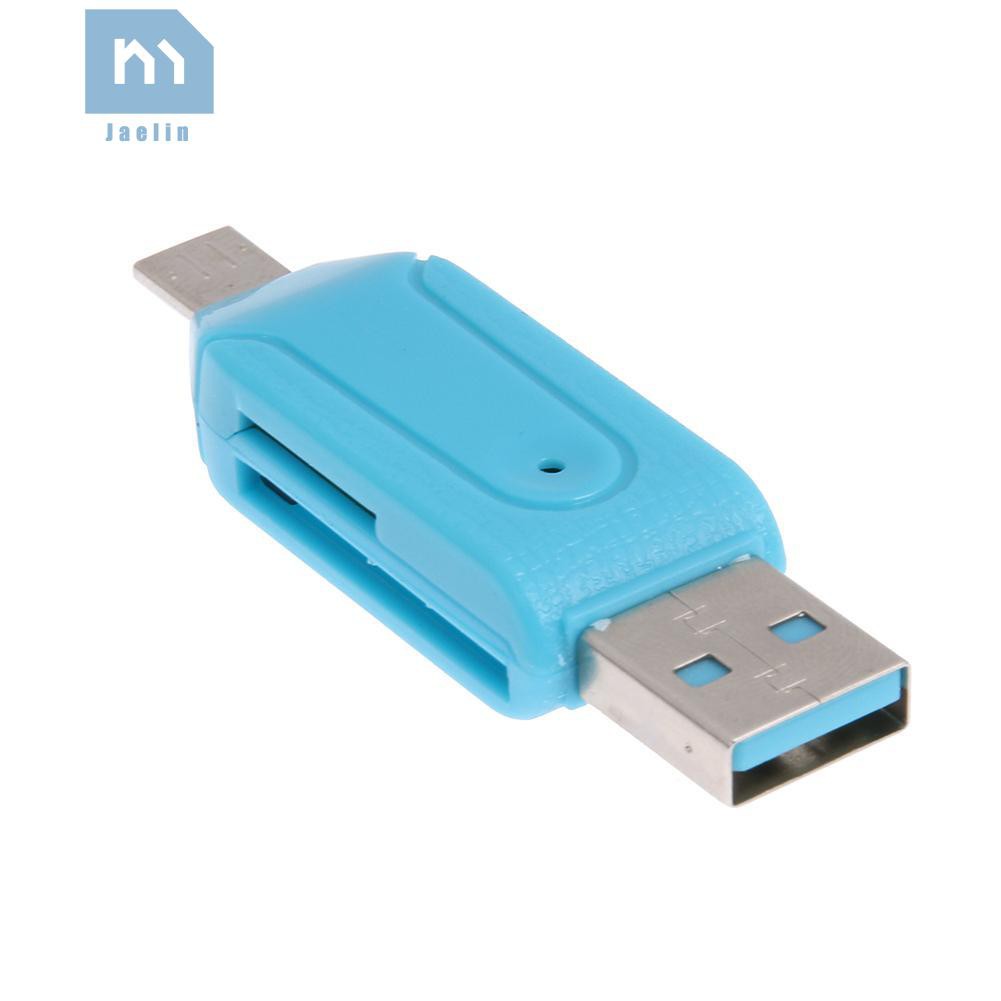 Đầu đọc thẻ nhớ TF / SD cổng USB / Micro USB cho Smart Phone OTG