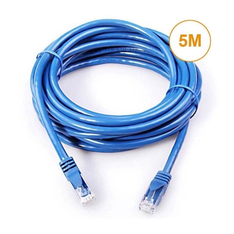 DÂY MẠNG CÁP MẠNG BẤM SẴN HAI ĐẦU CAT5 CHUẨN RJ45