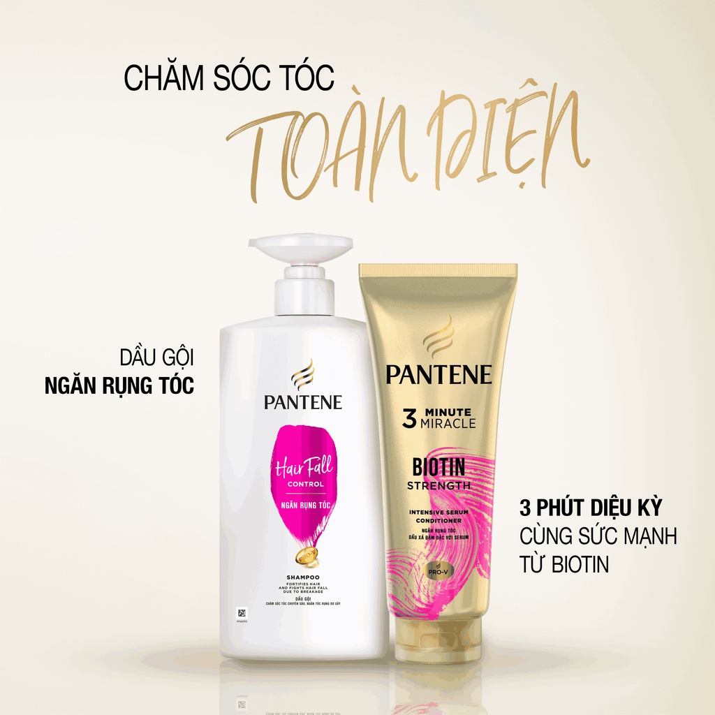 Combo Dầu Gội PANTENE ProV Chai 650ML/chai Và Dầu Xả PANTENE Chai 650ML/chai