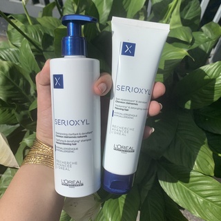 Dầu gội và dầu xả l'oreal kích thích mọc tóc serioxyl fuller 250ml/150ml