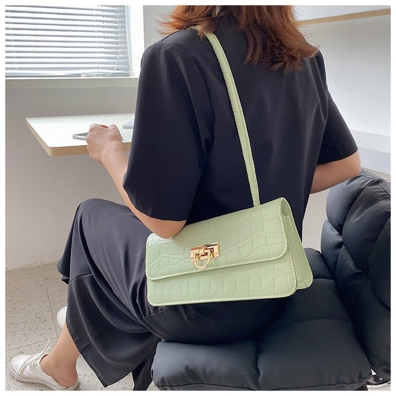 Túi đeo dưới cánh tay Hình Vuông Nhỏ Đơn Giản Thời Trang Mùa Hè Hàn Quốc 2022 NB00405