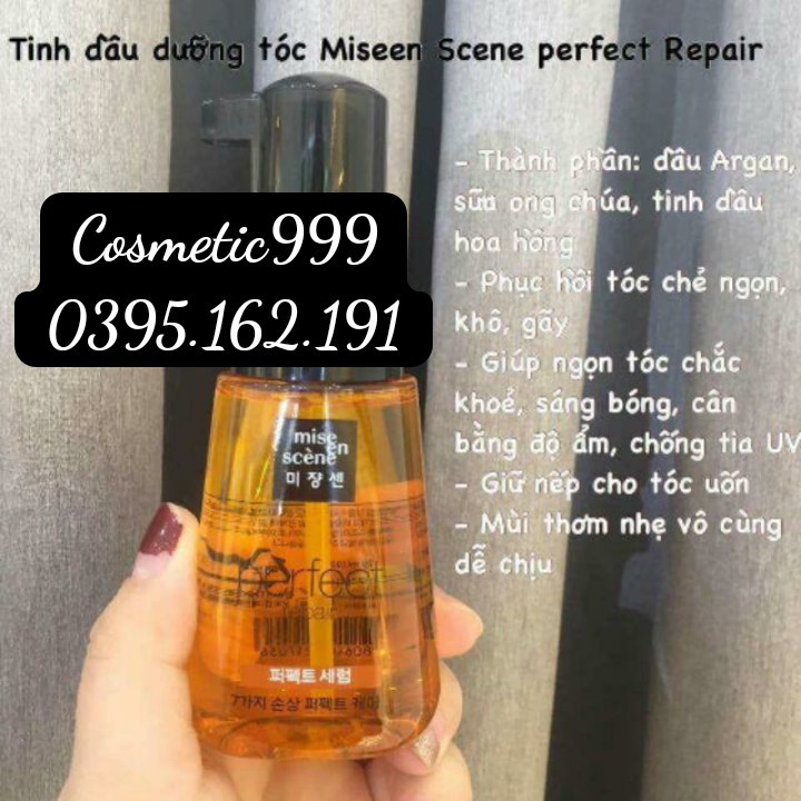 (Auth100%)Tinh Chất Dưỡng tóc Misen Perfect Repair Hair  hàn quốc chính hãng dưỡng phục hồi tóc -cosmetic999