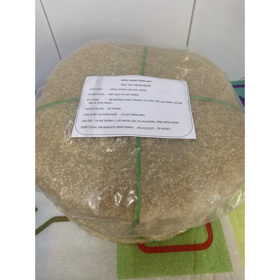 BÁNH TRÁNG GẠO MÈ TRẮNG DÙNG ĐỂ NƯỚNG