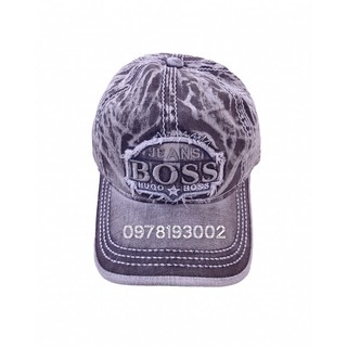 Nón Kết Jean BOS nam nữ cá tính (Xám)