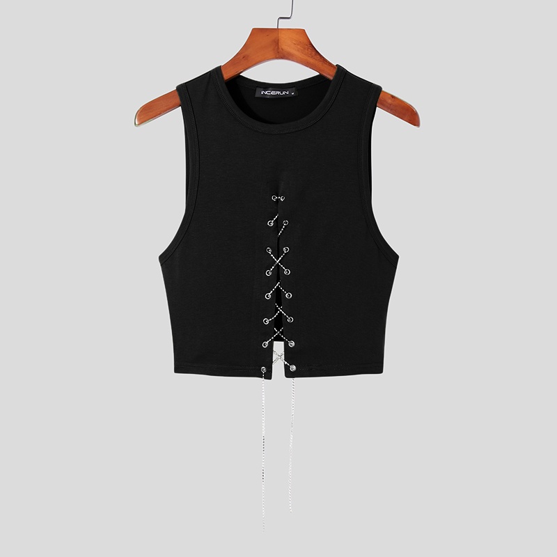 Áo Tank Top Sát Nách Cột Dây Size S-5XL Cho Nam