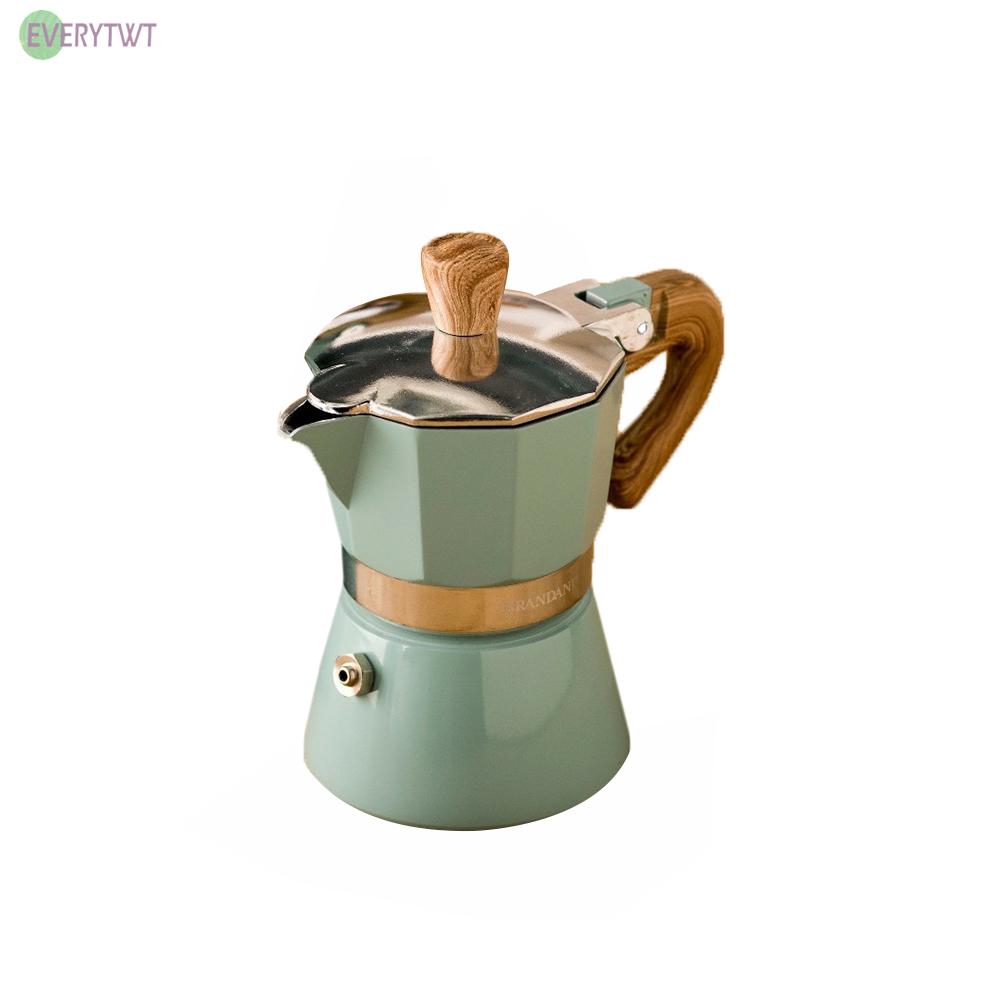 Bình pha cà phê Espresso Moka bằng nhôm 150/ 300ml tiện lợi