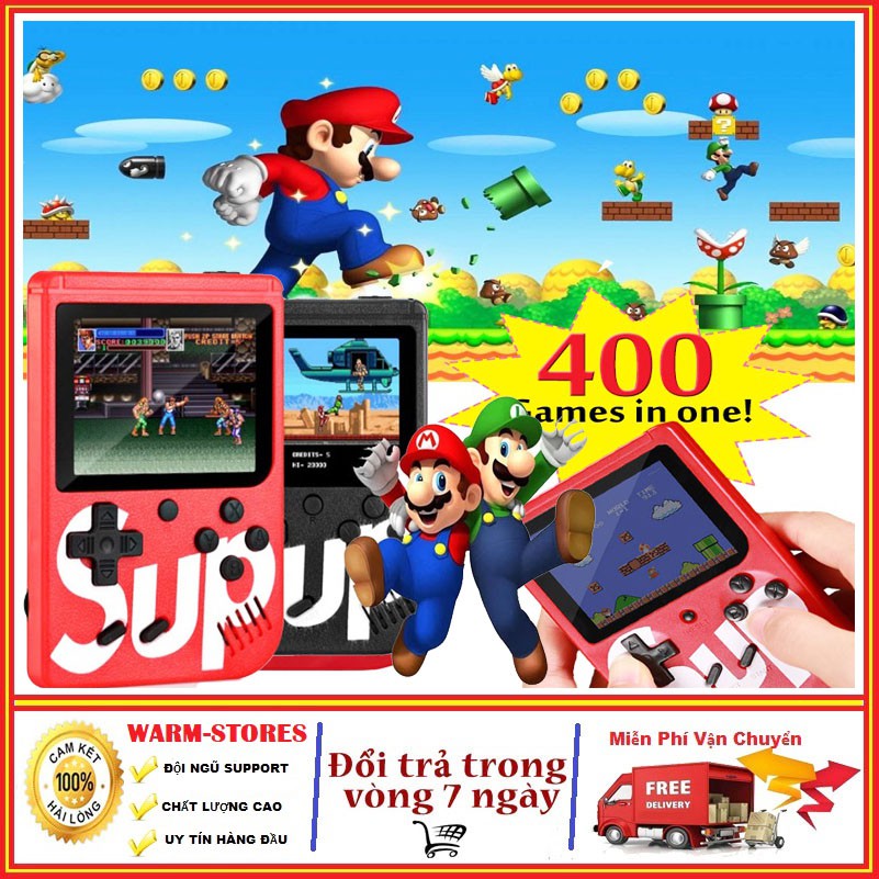 Máy Chơi Game SUP 400 in 1 - Hỗ Trợ 2 Người Chơi