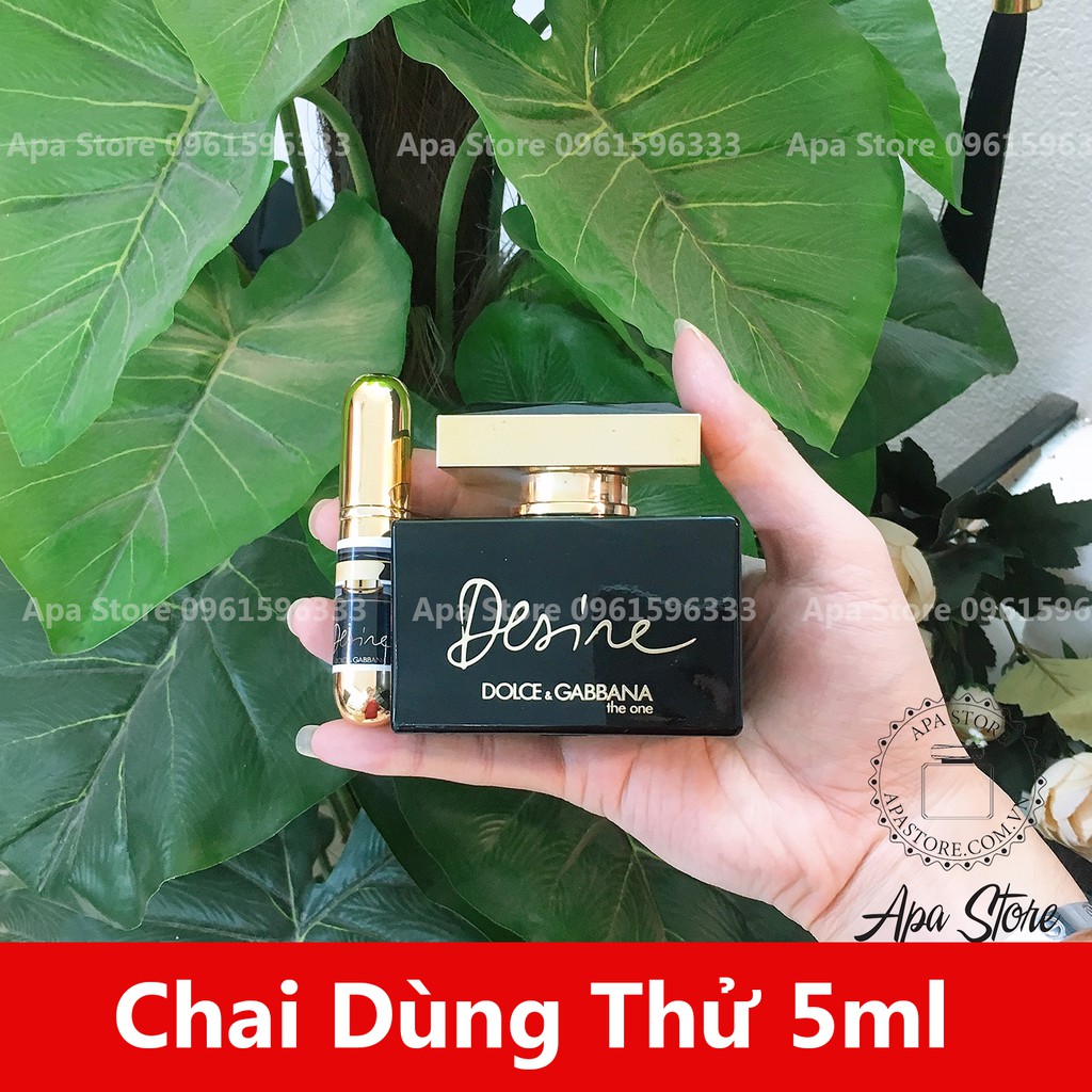 [Chính Hãng] Nước Hoa Nữ Dolce Gabbana The One Desire Chai 5ml-10ml-20ml