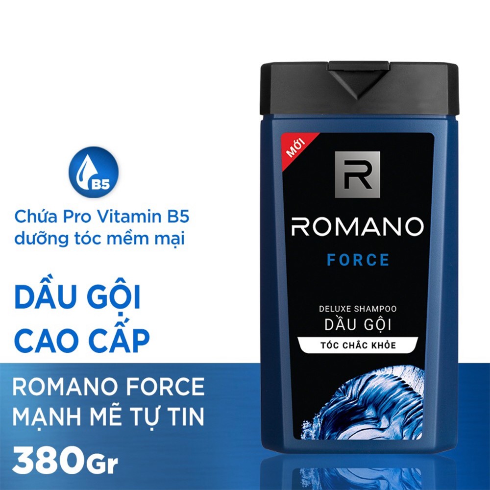 Dầu gội và sữa tắm hương nước hoa Romano Force 380gr/chai