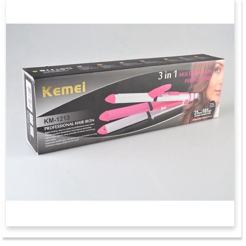 bán sỉ máy tạo kiểu tóc đa năng 3in1 kemei KM 1213