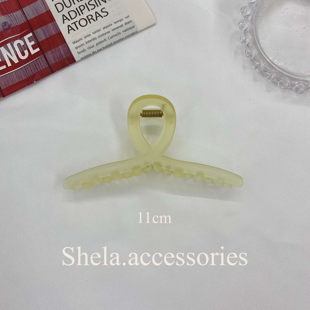 Kẹp tóc càng cua nhiều màu trendy phong cách Hàn Quốc dành cho nữ Shela.accessories