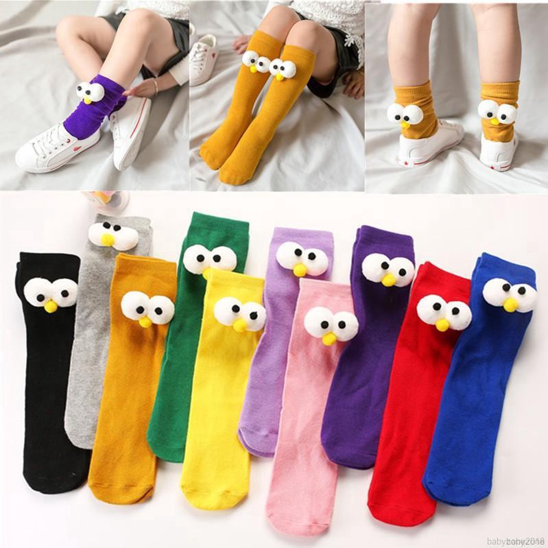 Tất cotton êm ái kiểu dáng hoạt hình dễ thương cho bé