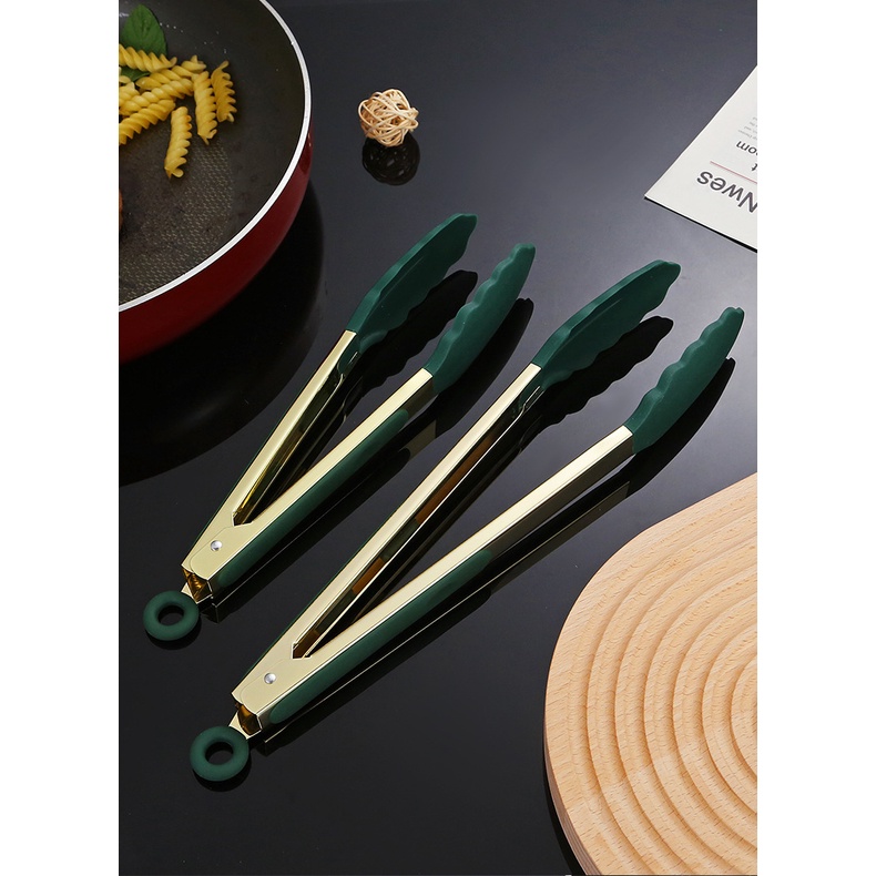 Kẹp Gắp Thức Ăn Bằng Silicone Chống Trượt Tiện Lợi