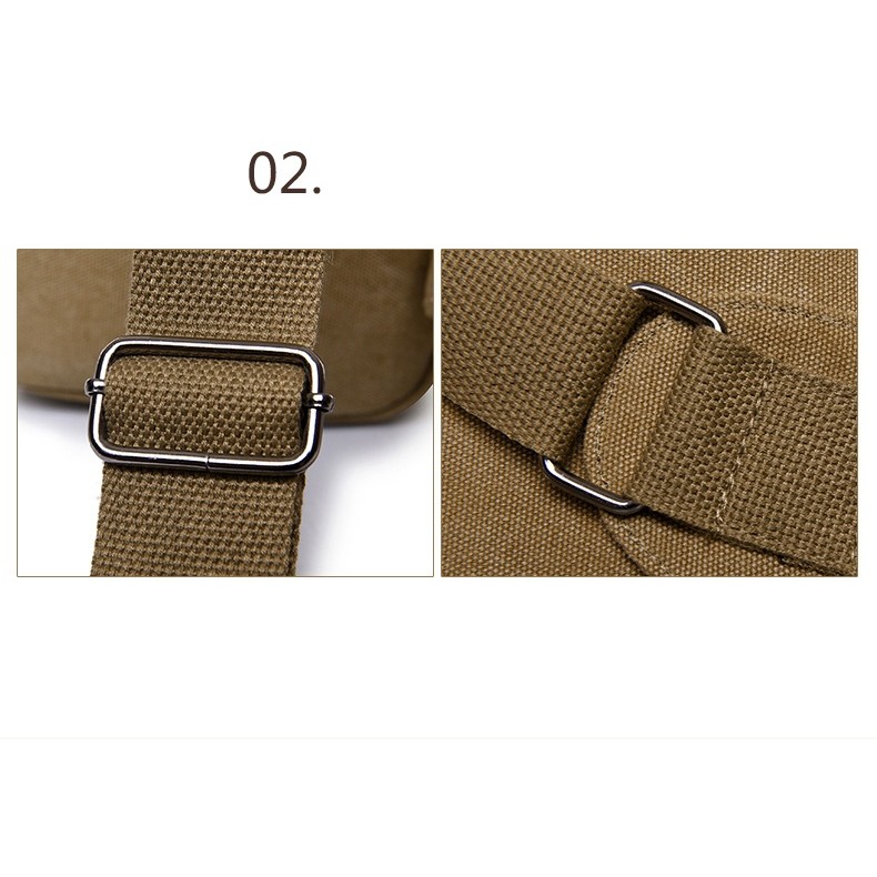 Túi đeo chéo vải bố nam cao cấp | BigBuy360 - bigbuy360.vn