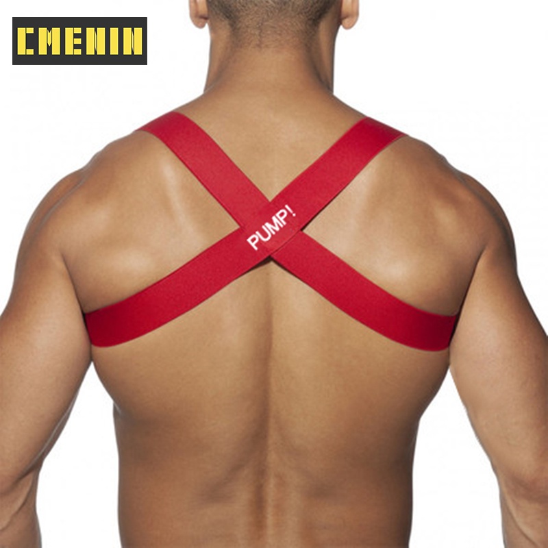 Dây đai co giãn CMENIN đeo ngực gợi cảm cho nam 2021 PU5501