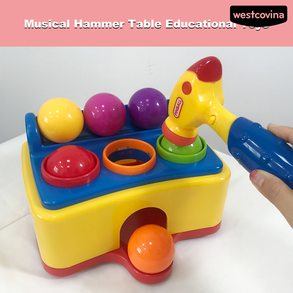 Bộ Đồ Chơi Búa Đập Bóng Bằng Nhựa Sáng Tạo Cho Bé