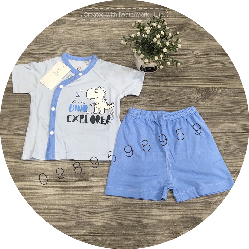 Bộ cộc tay sơ sinh Moon petit