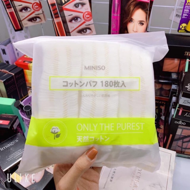Bông Tẩy Trang Miniso 180 Miếng nhật bản