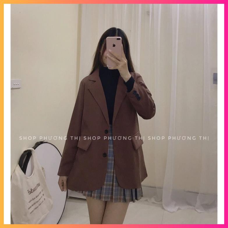 Áo blazer 2 lớp - áo vest nữ dáng rộng phong cách Hàn Quốc 2021 (hình shop chụp/sẵn) MOONMY | BigBuy360 - bigbuy360.vn