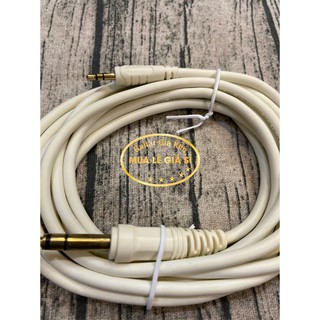 Dây line ( Jack cắm ) guitar đầu 3.5 , 6.5mm