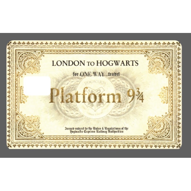 Thẻ Dán Vinyl In Hình Harry Potter Platform 9 3 4 Độc Đáo