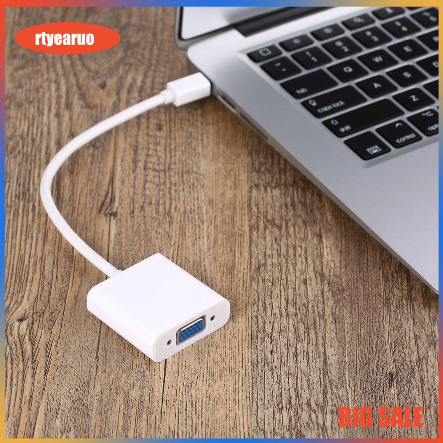 Mini Displayport Display Port To VGA adapter Cable for Apple Macbook PC M-VGA