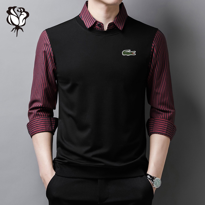 Áo Sơ Mi Nam Dài Tay Cổ Bẻ Thời Trang Mới