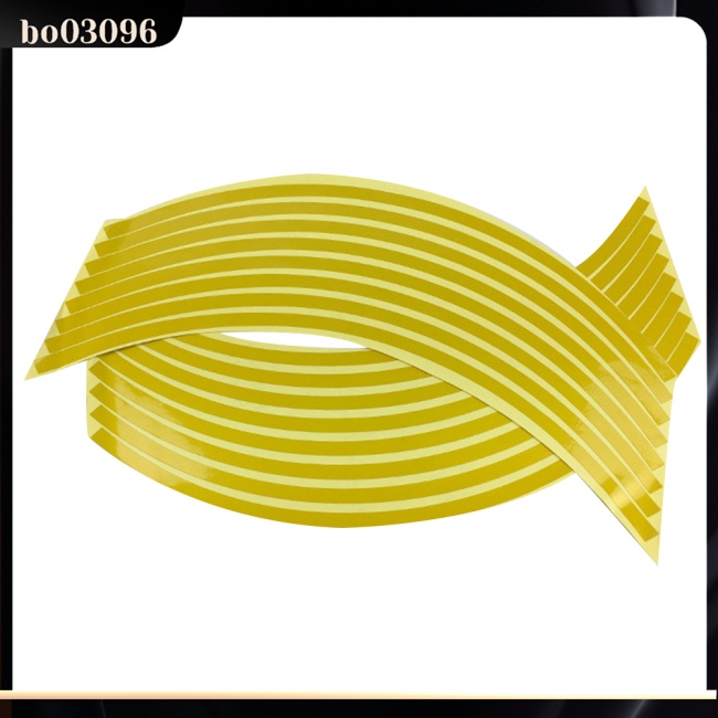 Bộ 16 Miếng Decal Phản Quang 34cm/18inch Dán Viền Bánh Xe Hơi Trang Trí