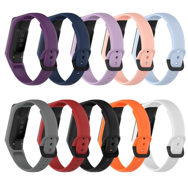 Dây Đeo Silicone Mềm Chống Nước &amp; Mồ Hôi Cho Galaxy Fit2 / SM / R220