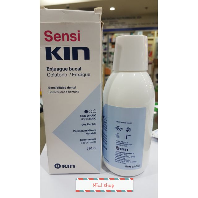 Sensi KIN nước súc miệng ngăn ngừa ê buốt răng -250ml