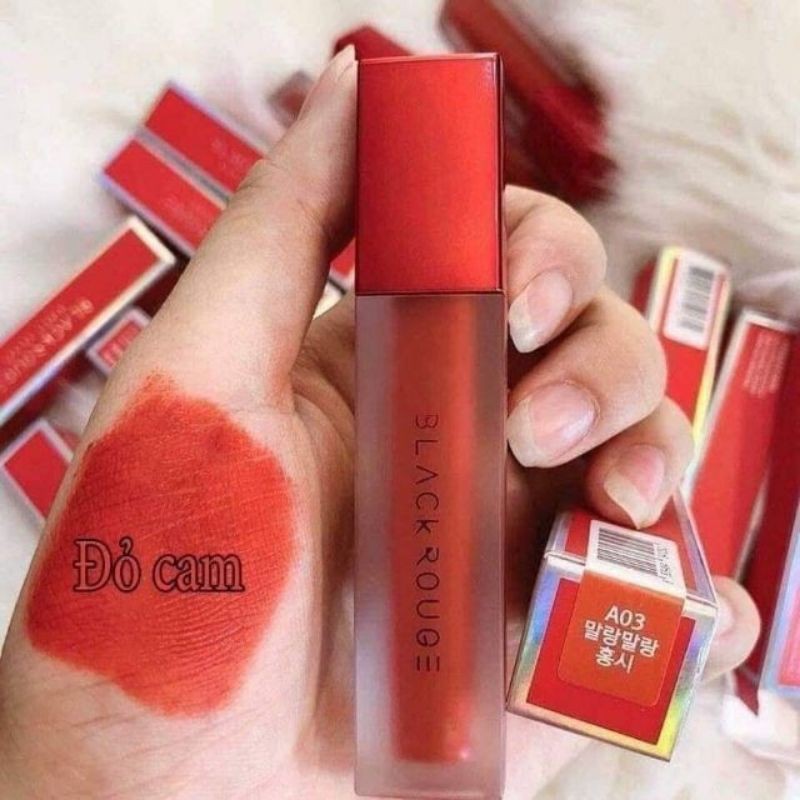 Son black rouge 03 đỏ cam