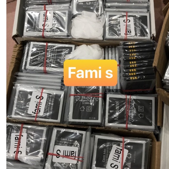 Pin masstel Fami S / Fami 5 - pin tốt bảo hành 6 tháng