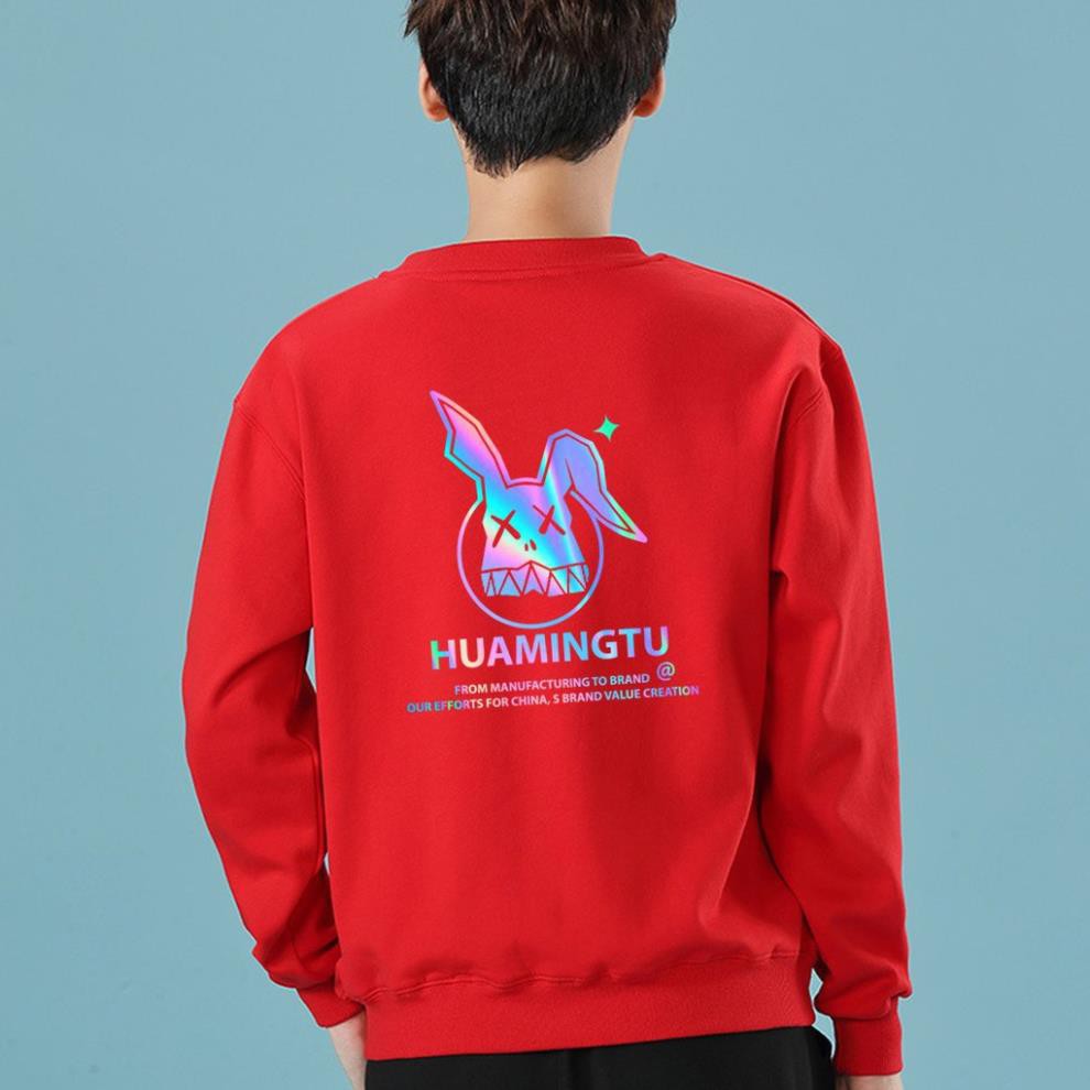 Áo Sweater Thỏ Huamingtu Phản Quang, Aó Nỉ Dài Tay Nam Nữ Cá Tính - AS33 | BigBuy360 - bigbuy360.vn