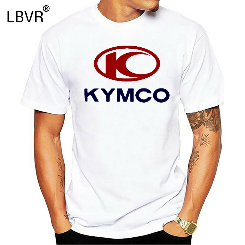 Áo Thun Cotton Cổ Tròn In Logo Kymco Vui Nhộn Thời Trang Cho Nam