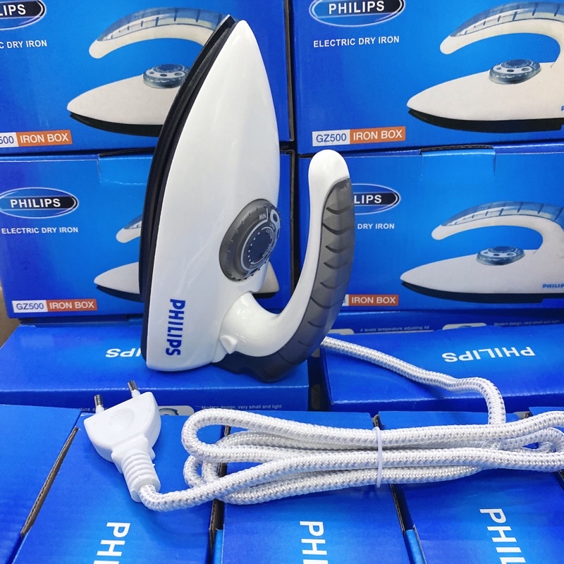 Bàn ủi Philip mini du lịch gấp gọn tiện lợi - Bàn là khô cầm tay mini xếp gọn GZ500
